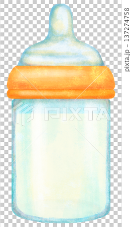 嬰兒奶瓶牛奶的插圖 嬰兒奶瓶牛奶的插圖 137274758