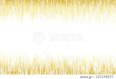 豪華な黄金色の上下集中線・スピード線フレーム 豪華な黄金色の上下集中線・スピード線フレーム 137274877