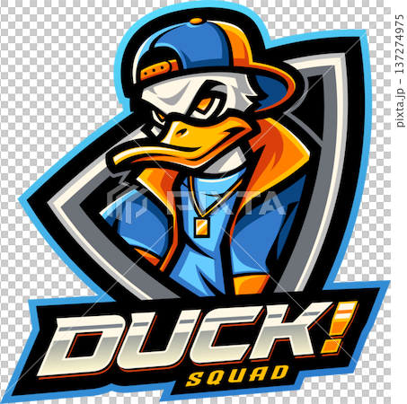 Duck squad esport mascot logo design Duck squad esport mascot logo design 137274975