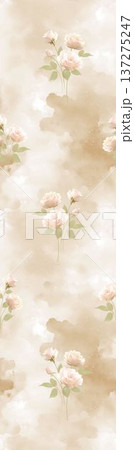 Delicate Pastel Floral Watercolor Wallpaper Patterns With Soft Romantic Blooms And Gentle Botanical Motifs 137275247