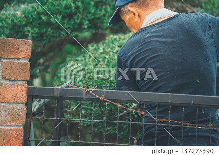 Japanese Gardener 137275390