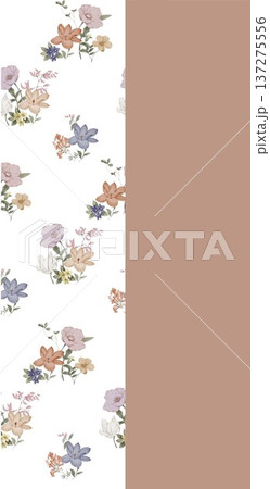 Delicate Pastel Floral Watercolor Wallpaper Patterns With Soft Romantic Blooms And Gentle Botanical Motifs 137275556