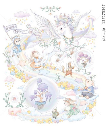 Delicate Pastel Floral Watercolor Wallpaper Patterns With Soft Romantic Blooms And Gentle Botanical Motifs 137275567