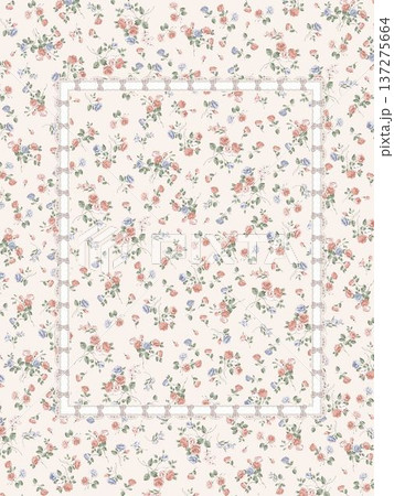 Delicate Pastel Floral Watercolor Wallpaper Patterns With Soft Romantic Blooms And Gentle Botanical Motifs 137275664