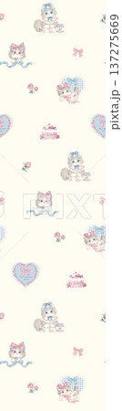 Delicate Pastel Floral Watercolor Wallpaper Patterns With Soft Romantic Blooms And Gentle Botanical Motifs 137275669
