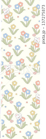 Delicate Pastel Floral Watercolor Wallpaper Patterns With Soft Romantic Blooms And Gentle Botanical Motifs 137275873