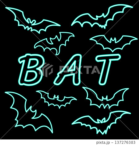 Green Bat Icon Line Neon. Green Bat Neon. Green Bat Neon Signboard Icon. Green Bat Neon Icon. Halloween Neon Green Bat Outline Icon Isolated on Black Background. Vector illustration. Elements for Green Bat Icon Line Neon. Green Bat Neon. Green Bat Neon Signboard Icon. Green Bat Neon Icon. Halloween Neon Green Bat Outline Icon Isolated on Black Background. Vector illustration. Elements for 137276383