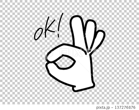 ハンドアイコン_OK 137276876