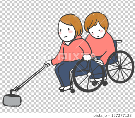 殘障冰壺運動員比賽的插圖 137277128