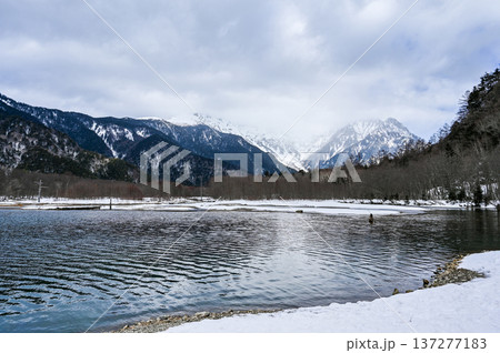 厳冬期の上高地 137277183