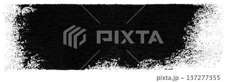 手書きのブラシストローク、透明背景に描いたキリヌキ素材 137277355