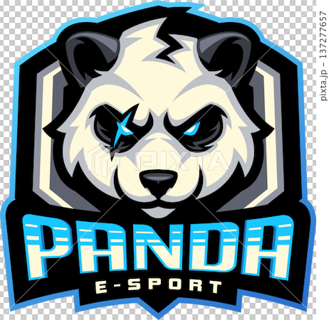 Panda esport mascot logo design Panda esport mascot logo design 137277657