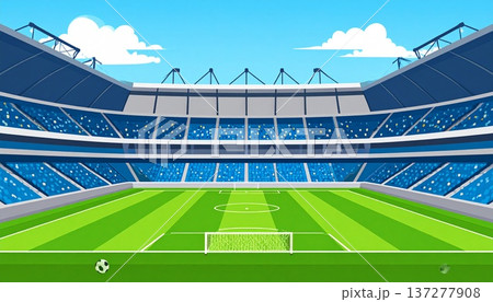 サッカースタジアム 137277908