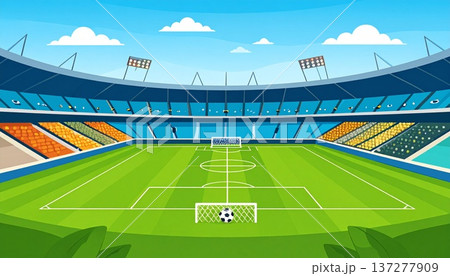 サッカースタジアム 137277909