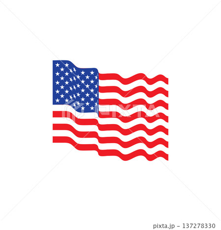 American flag illustration 137278330