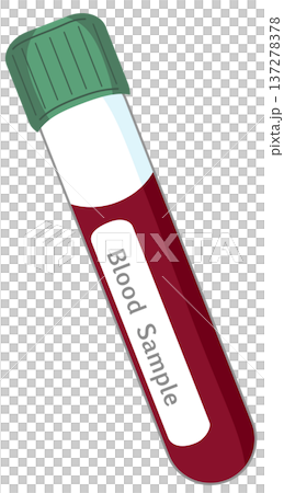 Green Cap Blood Sample Tube - Medical Test Tube for Laboratory Analysis 137278378