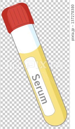 Isolated Serum Test Tube for medical or biological education Isolated Serum Test Tube for medical or biological education 137278380