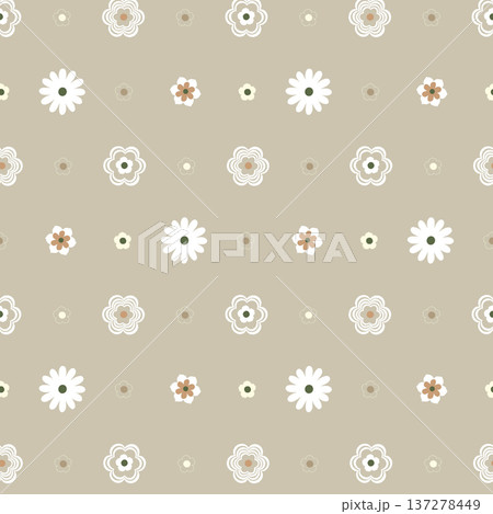 seamless pattern with abstract flowers seamless pattern with abstract flowers 137278449