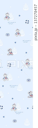 seamless pattern with fish 137278457