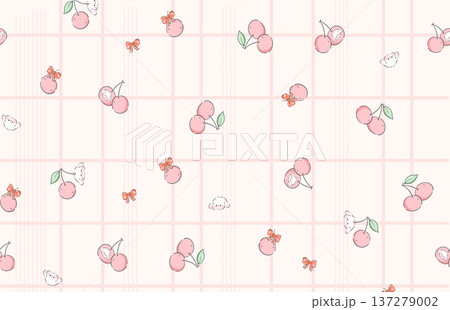 seamless pattern with asters and daisy flowers seamless pattern with asters and daisy flowers 137279002