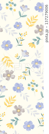 seamless pattern with flowers seamless pattern with flowers 137279006
