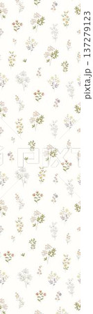 Delicate Pastel Floral Watercolor Wallpaper Patterns With Soft Romantic Blooms And Gentle Botanical Motifs 137279123