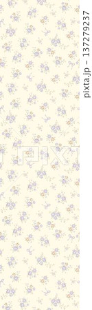 Delicate Pastel Floral Watercolor Wallpaper Patterns With Soft Romantic Blooms And Gentle Botanical Motifs 137279237
