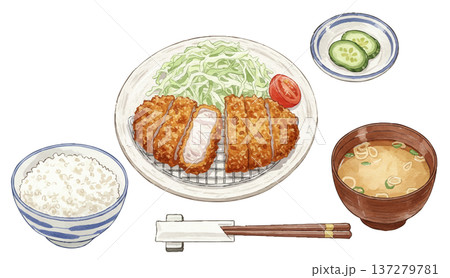 トンカツ定食 トンカツ定食 137279781