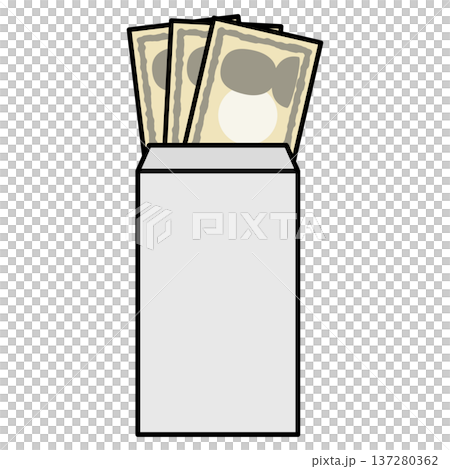 白色信封裡的帳單和薪資範例 137280362