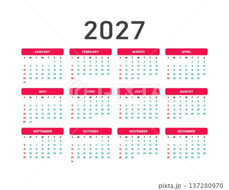 2027 annual calendar planner template 2027 annual calendar planner template 137280970