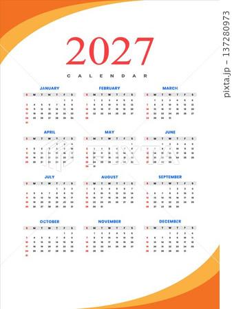 2027 annual calendar template for planning and scheduling 137280973