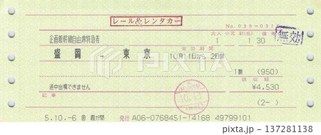 レール&レンタカー 137281138