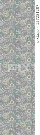 Delicate Pastel Floral Watercolor Vertical Designs With Soft Romantic Blooms And Gentle Botanical Motifs 137281207