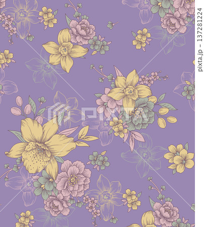 Delicate Pastel Floral Watercolor Vertical Designs With Soft Romantic Blooms And Gentle Botanical Motifs 137281224