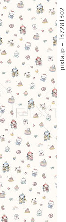 Delicate Pastel Floral Watercolor Vertical Designs With Soft Romantic Blooms And Gentle Botanical Motifs 137281302