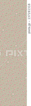 Delicate Pastel Floral Watercolor Vertical Designs With Soft Romantic Blooms And Gentle Botanical Motifs 137281318