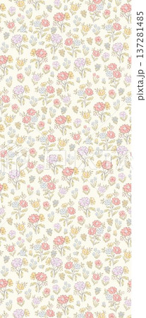 Delicate Pastel Floral Watercolor Vertical Designs With Soft Romantic Blooms And Gentle Botanical Motifs Delicate Pastel Floral Watercolor Vertical Designs With Soft Romantic Blooms And Gentle Botanical Motifs 137281485