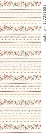 Delicate Pastel Floral Watercolor Vertical Designs With Soft Romantic Blooms And Gentle Botanical Motifs 137281685