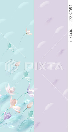 abstract background with pink flowers 137282594