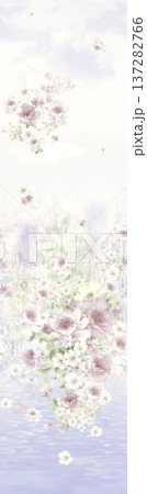 seamless pattern with coral reef and rubber seamless pattern with coral reef and rubber 137282766