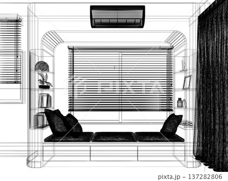 modern living room interior design, 3d rendering modern living room interior design, 3d rendering 137282806