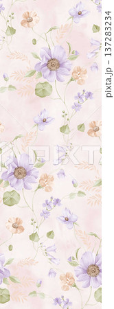 vintage style of tapestry flowers fabric pattern vintage style of tapestry flowers fabric pattern 137283234