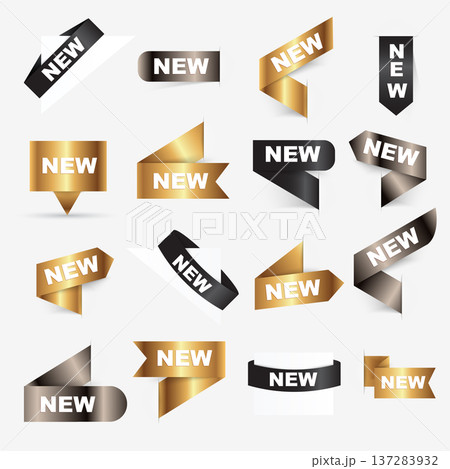 Sign New. New signs. Isolated vector illustration. Sign New. New signs. Isolated vector illustration. 137283932