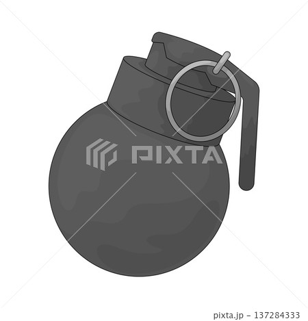 Illustration of Grenade Illustration of Grenade 137284333