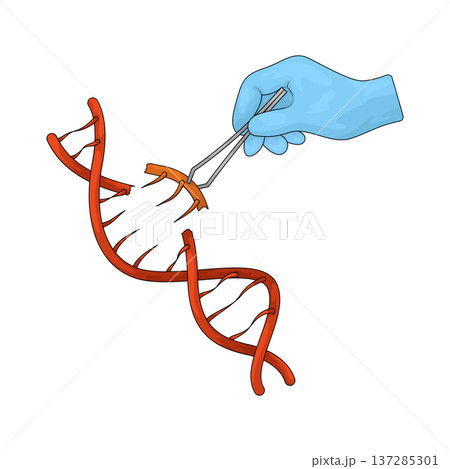 Illustration of Genetic Engineering 137285301