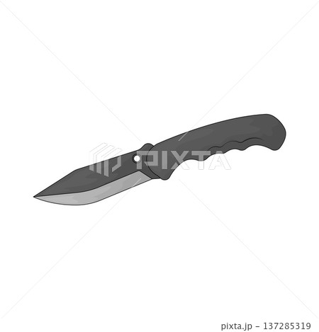 Illustration of Tactical Knife 137285319
