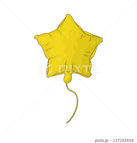 Illustration of star balloon 137285659