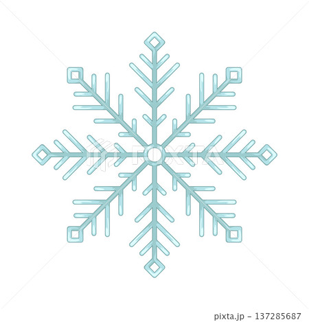 Illustration of Snowflake 137285687