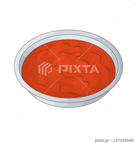 Illustration of Cranberry Sauce 137285688