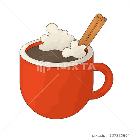 Illustration of Hot Chocolate Illustration of Hot Chocolate 137285694